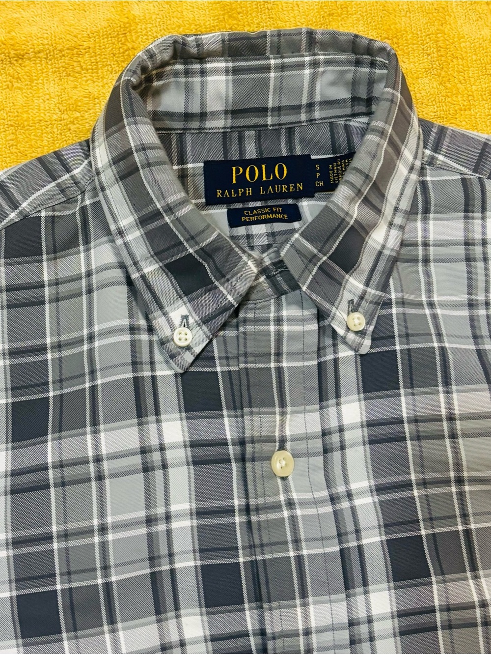 Polo Ralph Lauren Men Classic Fit Performance Plaid Shirt S